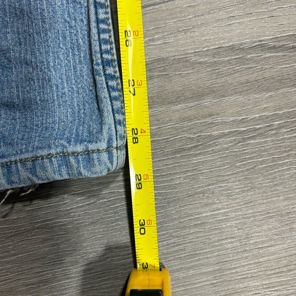 Levi's 515 Bootcut Jeans in a light-wash blue denim finish. Misses 4 short - Picture 5 of 7